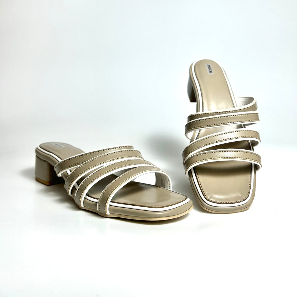Cloudline Nude - Block Heels for Women