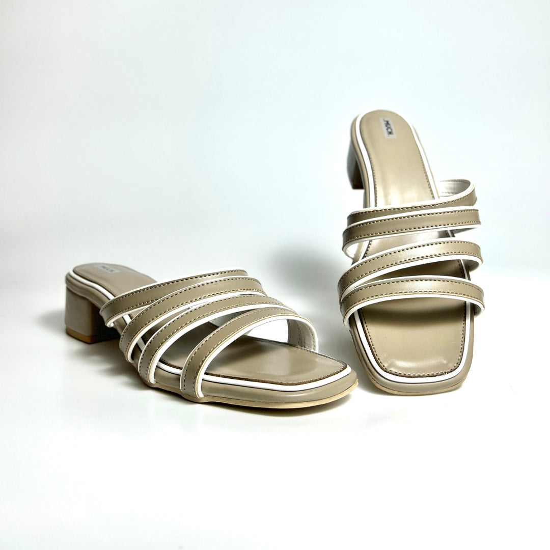 Cloudline Nude - Block Heels for Women