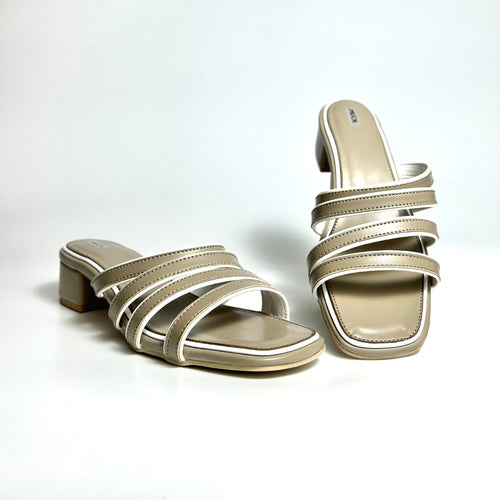Cloudline Nude - Block Heels for Women