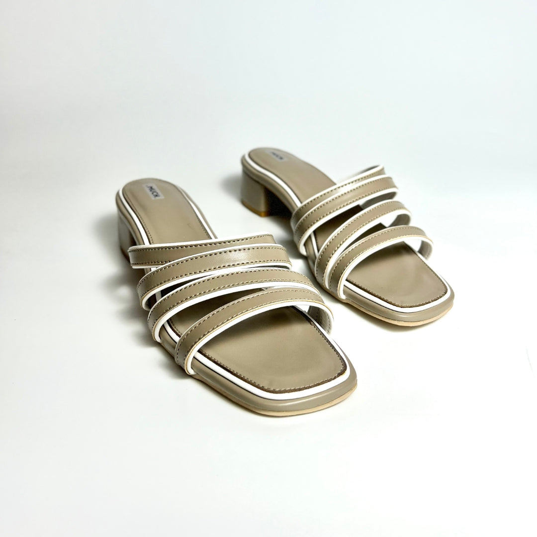 Cloudline Nude - Block Heels for Women