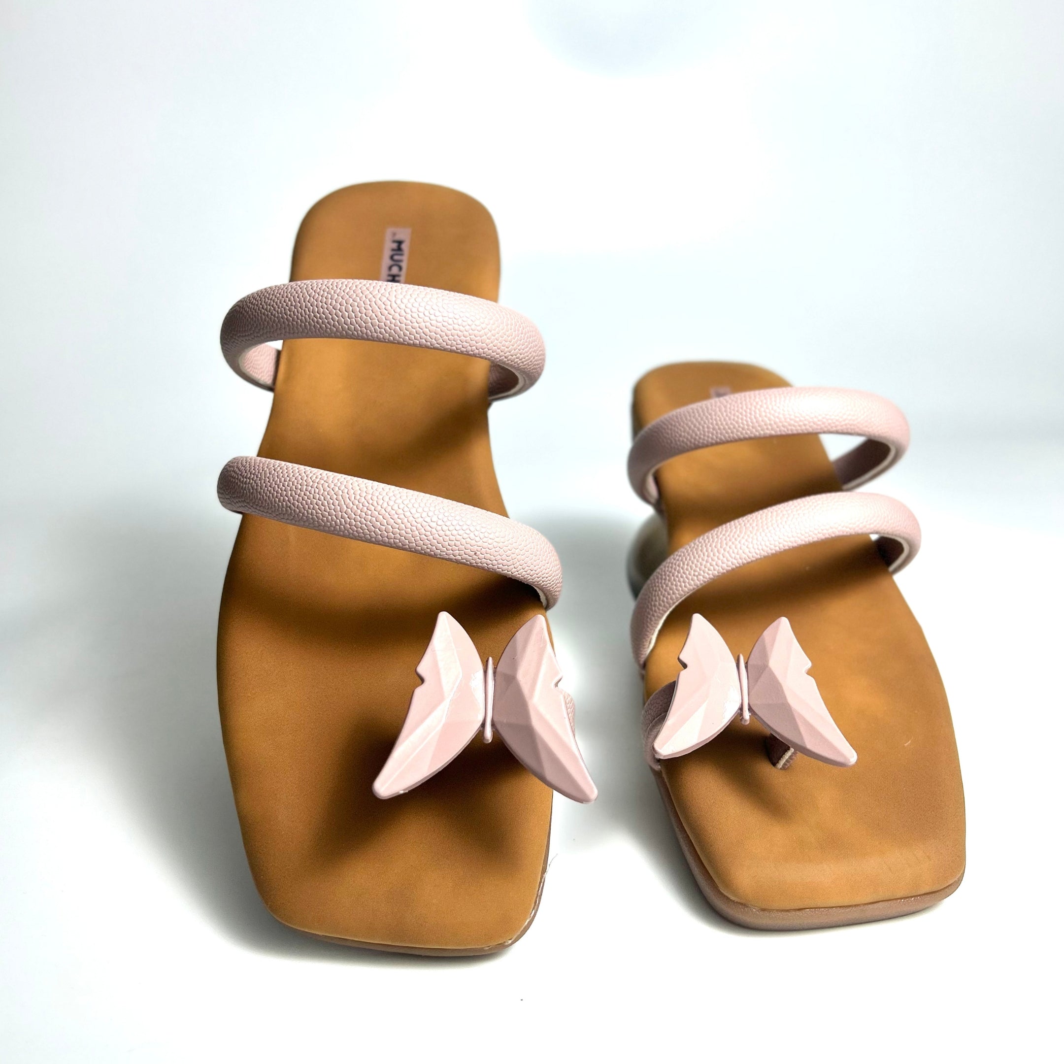The Flutter Edit – Pink Butterfly Flat Sandal