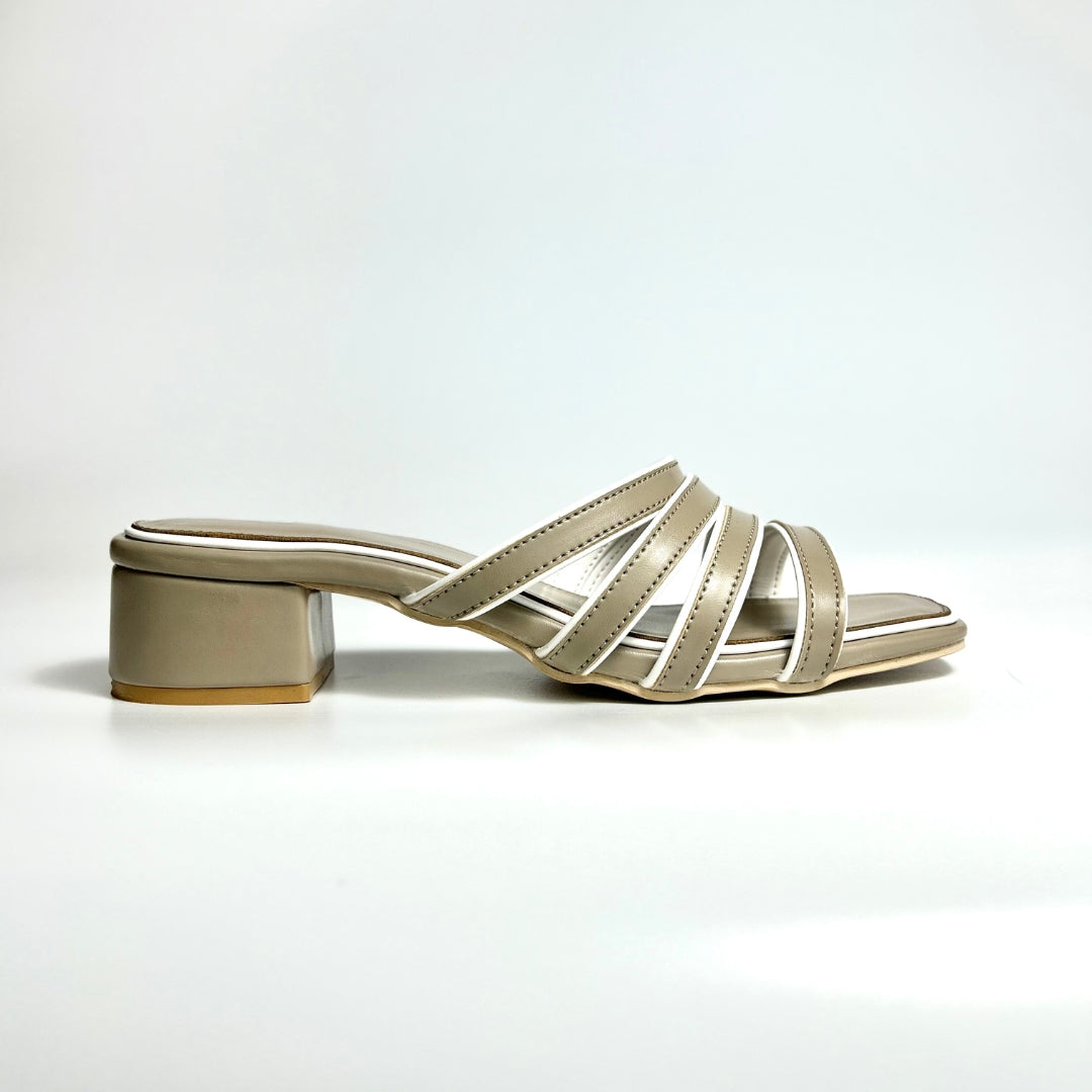 Cloudline Nude - Block Heels for Women