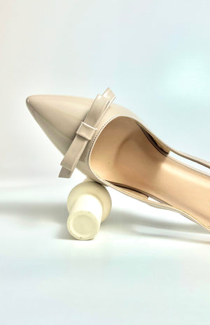 The Neutral Note – Beige Mules