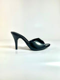 The Bare Edit – Black Slip-On Heel