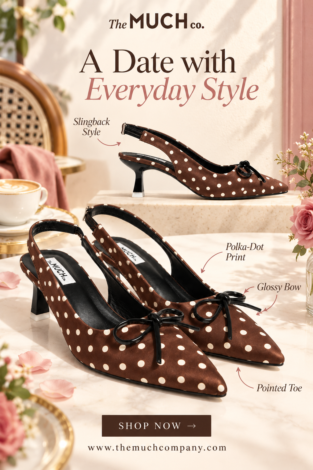 Polka Mules