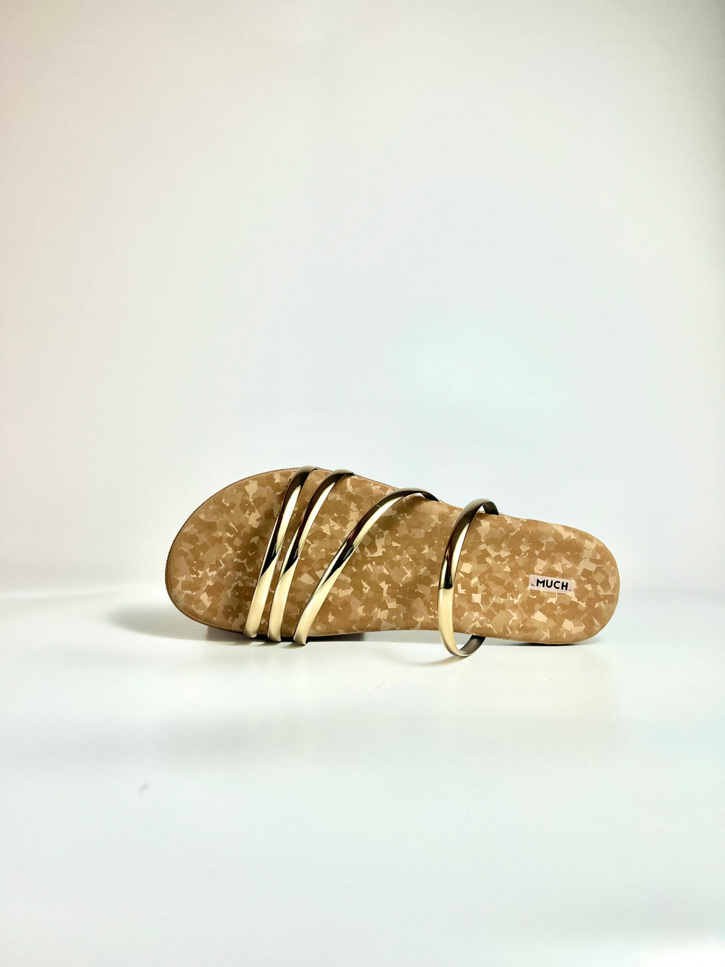 The Moonlit Blush – Golden Beige Flat Slip-On