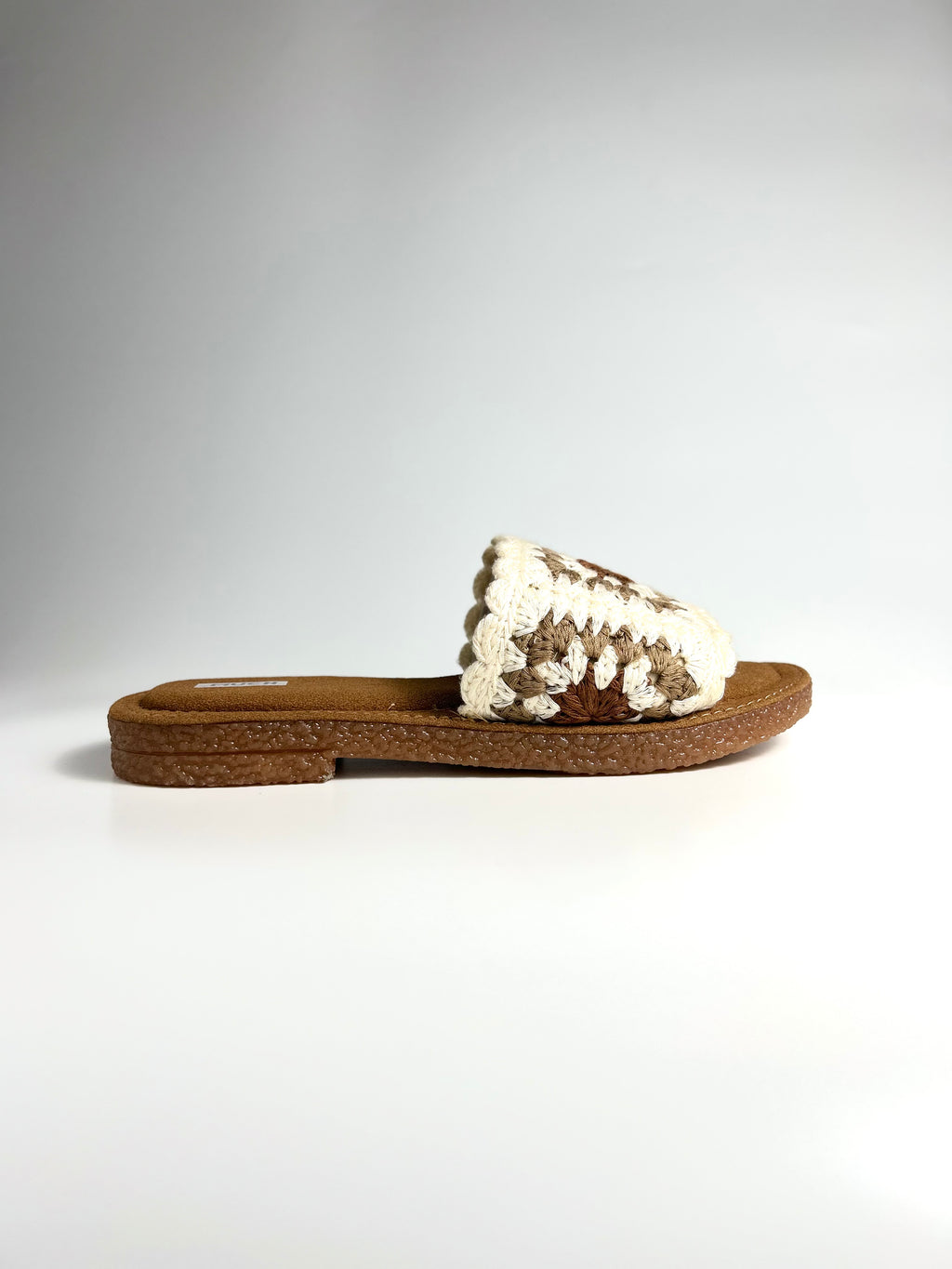 Boho Bloom Crochet Slides