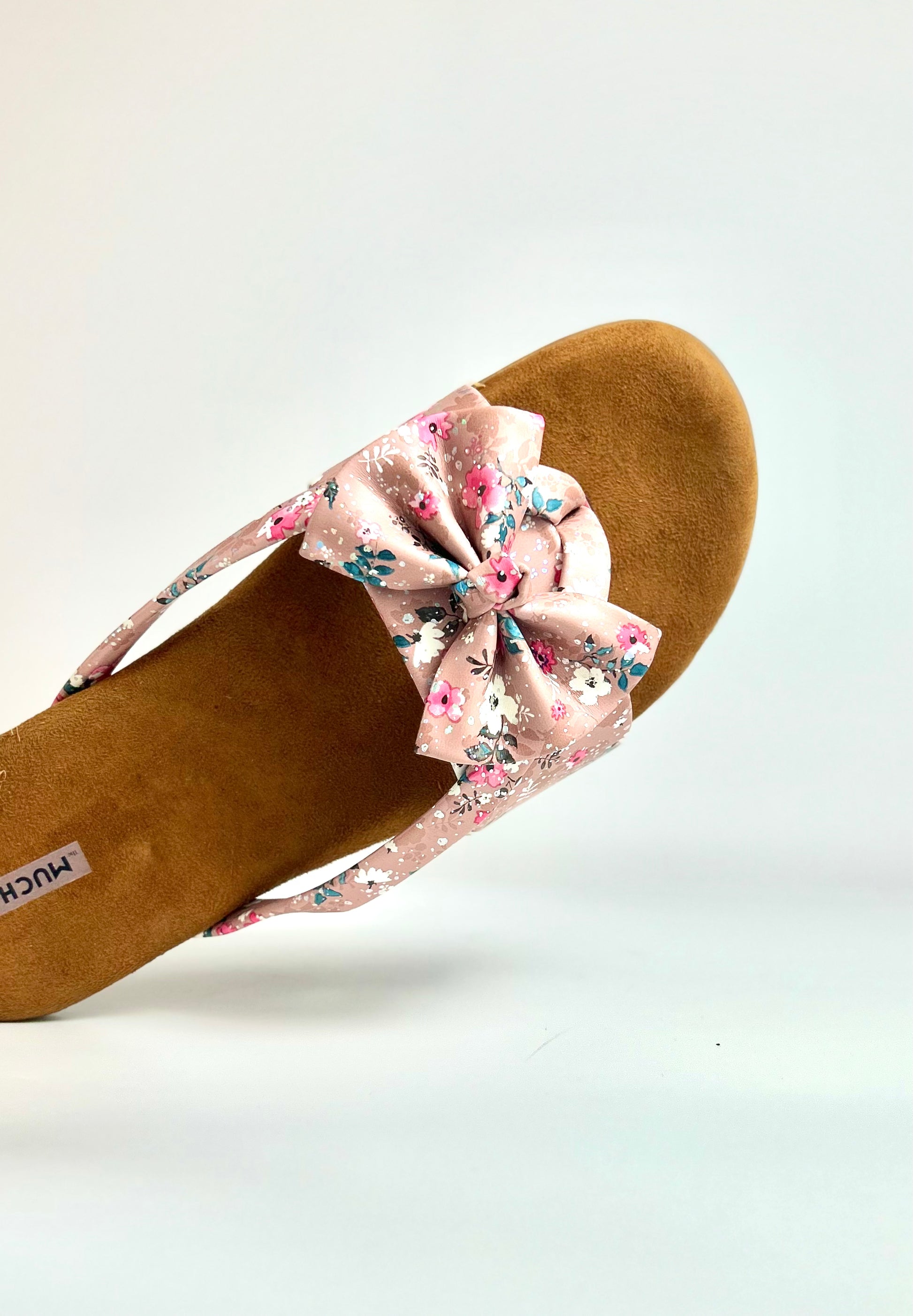 The Petal Pause – Pink Floral Slip-On Flat