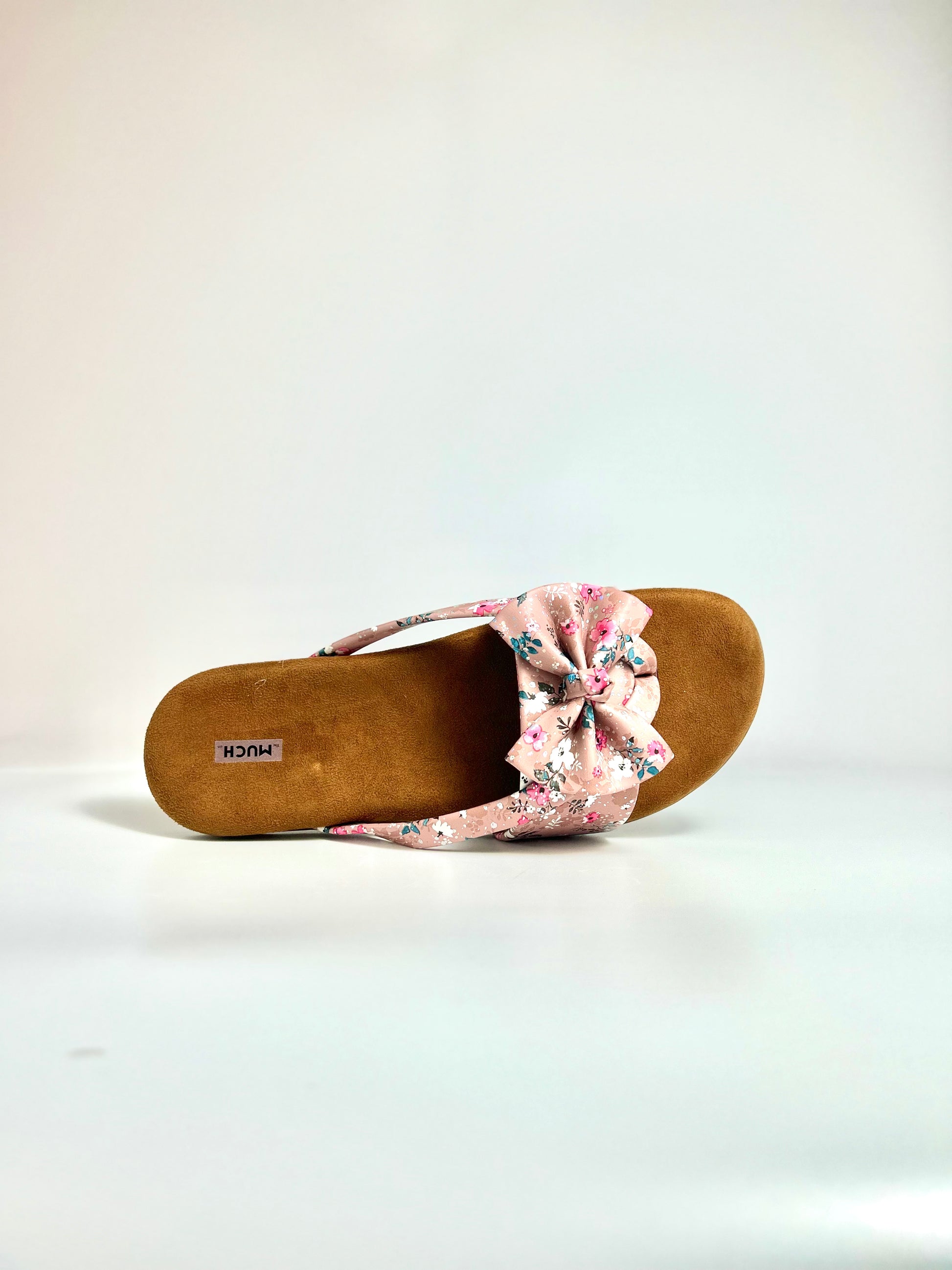 The Petal Pause – Pink Floral Slip-On Flat