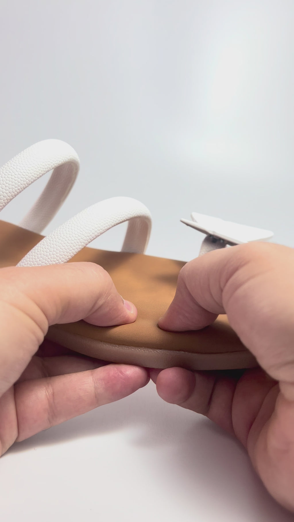 The Flutter Edit – White Butterfly Flat Sandal
