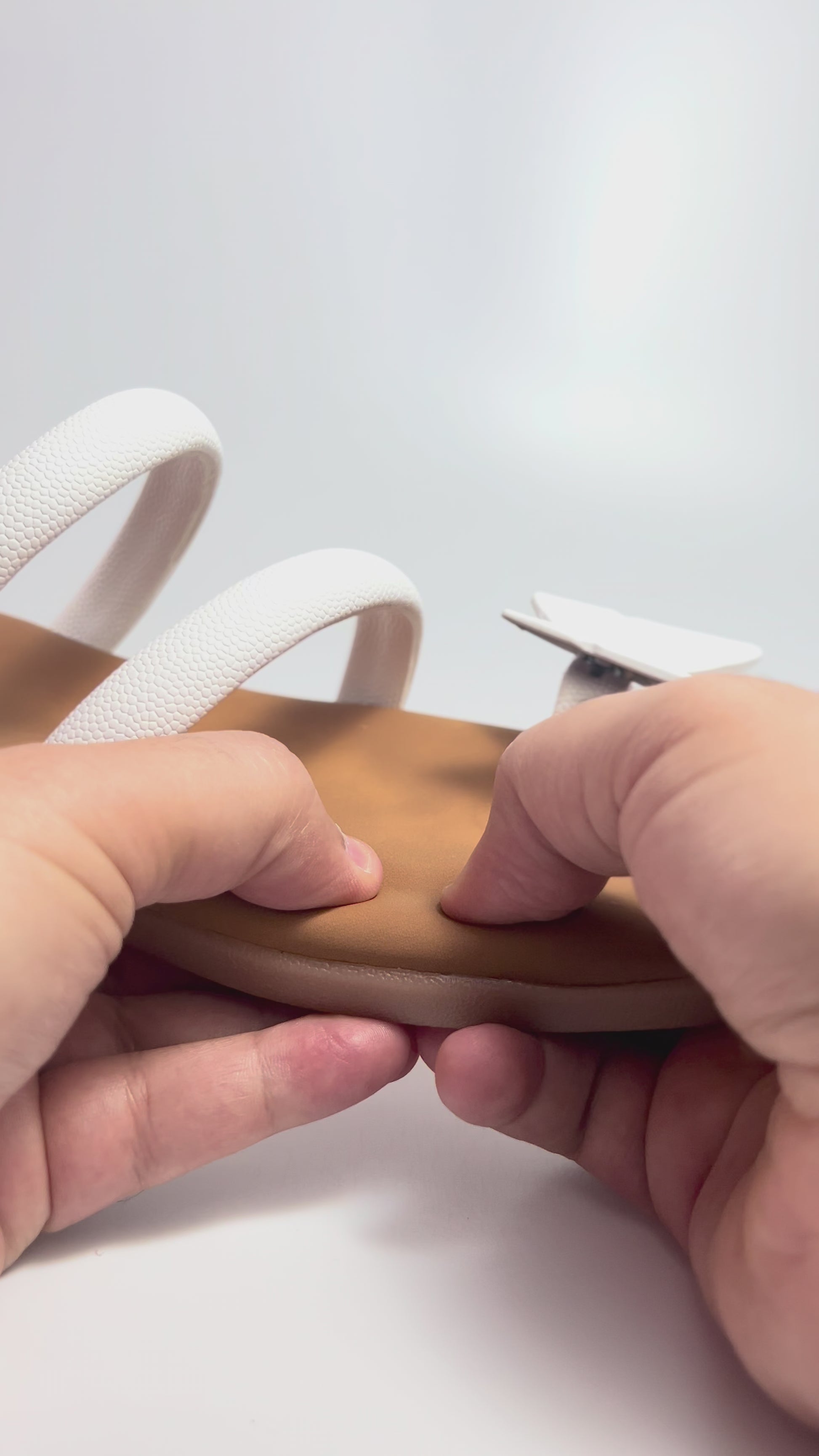 The Flutter Edit – White Butterfly Flat Sandal
